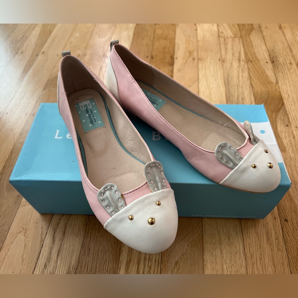 Authentic Le Bunny Bleu ballet flats size 7